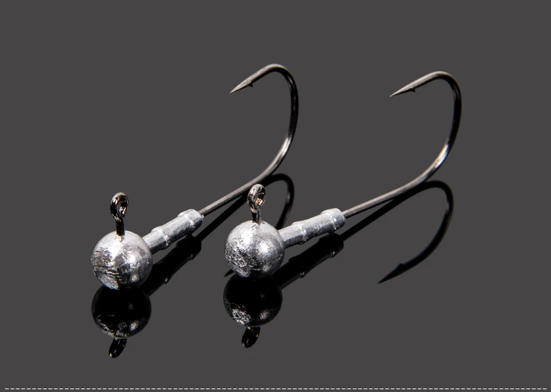 Свинцовые джиг головки круглый рыболовный крючок вес головы 3 7 г 5 8 свинцовый