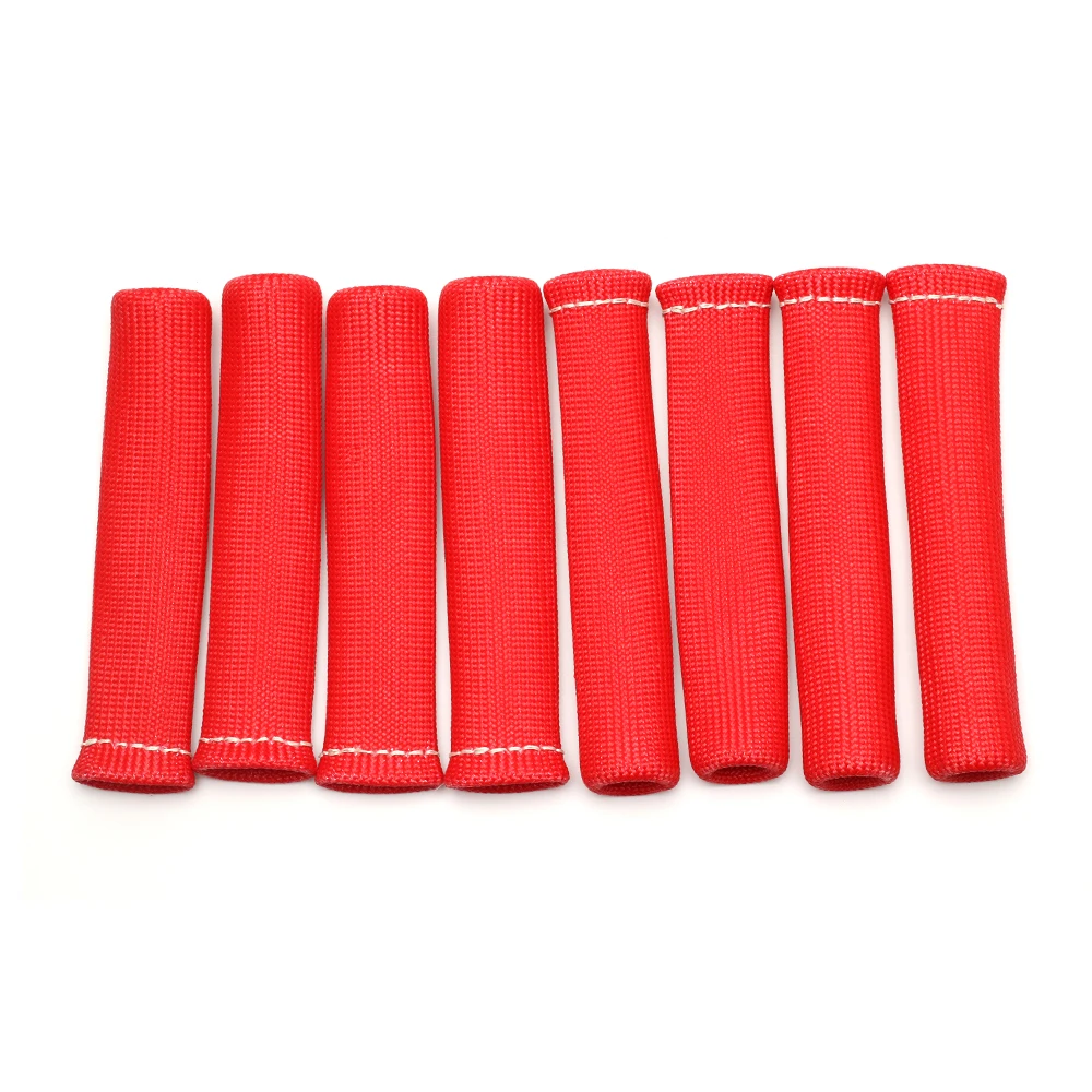 8 шт. новые 1200 градусов свечи зажигания проволочные сапоги Защитная крышка тепло