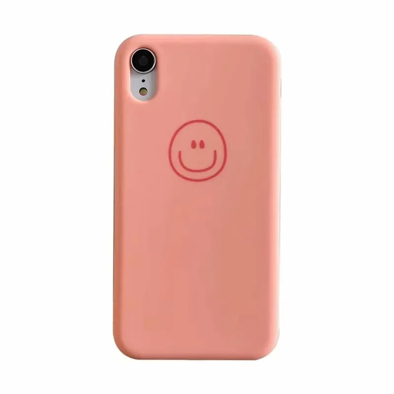 Для IPhone X XR и 6s 6 7 8 Plus 6plus 7plus 8plus милые конфеты без логотипа Smile 2019 оригинальный