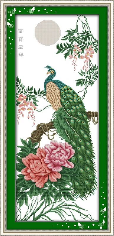 Набор для вышивки крестом Joy Sunday Wealth 11CT 14CT|14ct cross stitch kits|cross kitsjoy sunday |