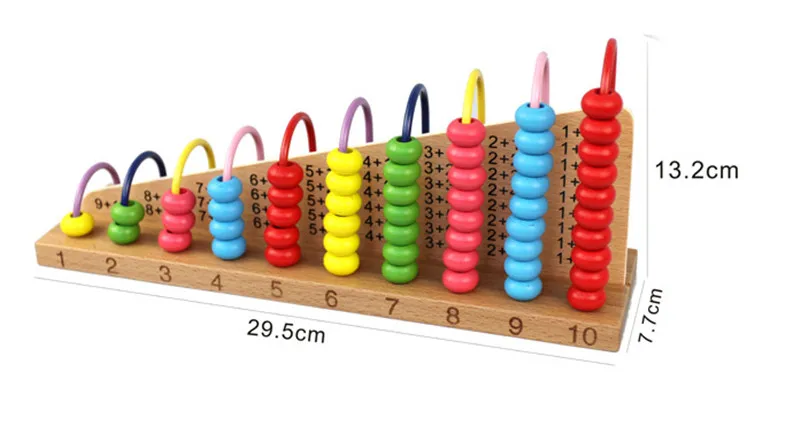 

New Wooden Baby Toy Early Childhood Educational Baby Toys Abacus Frame Subtraction Learning Toy