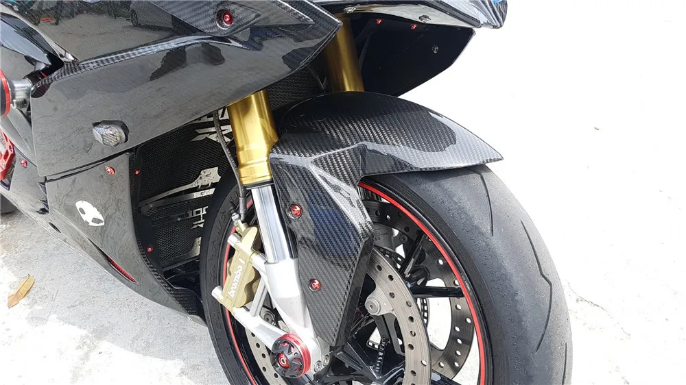 Для BMW S1000RR 2009 2018 & S1000R 2014 2015 S1000XR HP4 углеродное переднее крыло брызг грязи