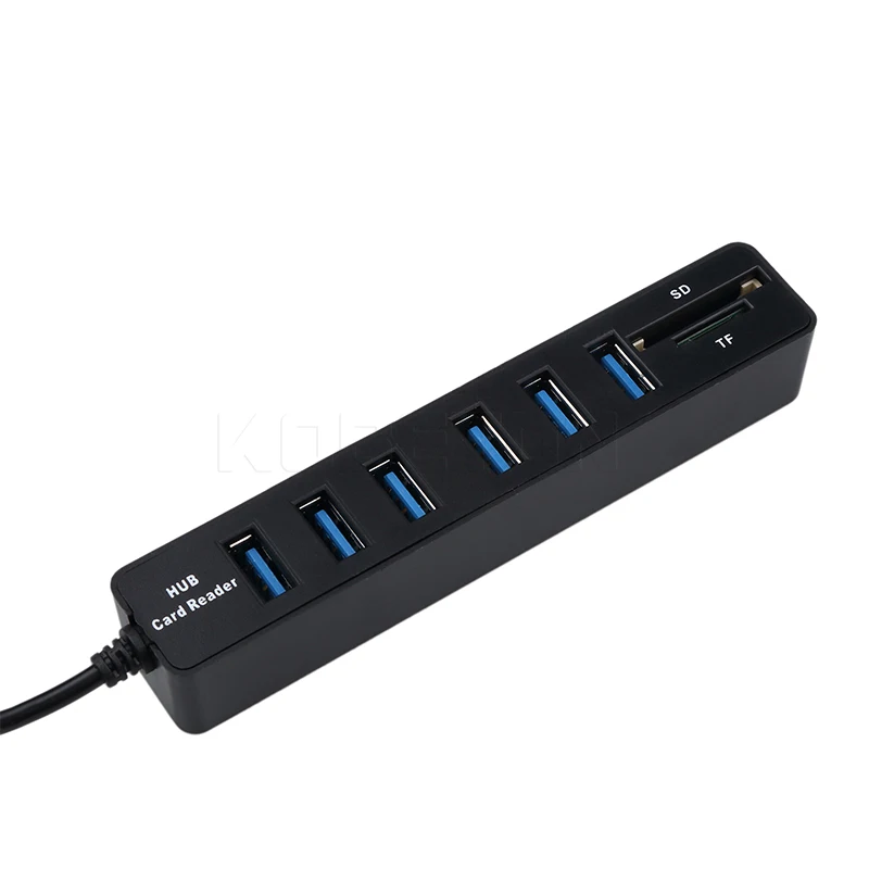 Usb хаб Kebidu 3/6 портов расширитель концентратора высокоскоростной Мульти USB
