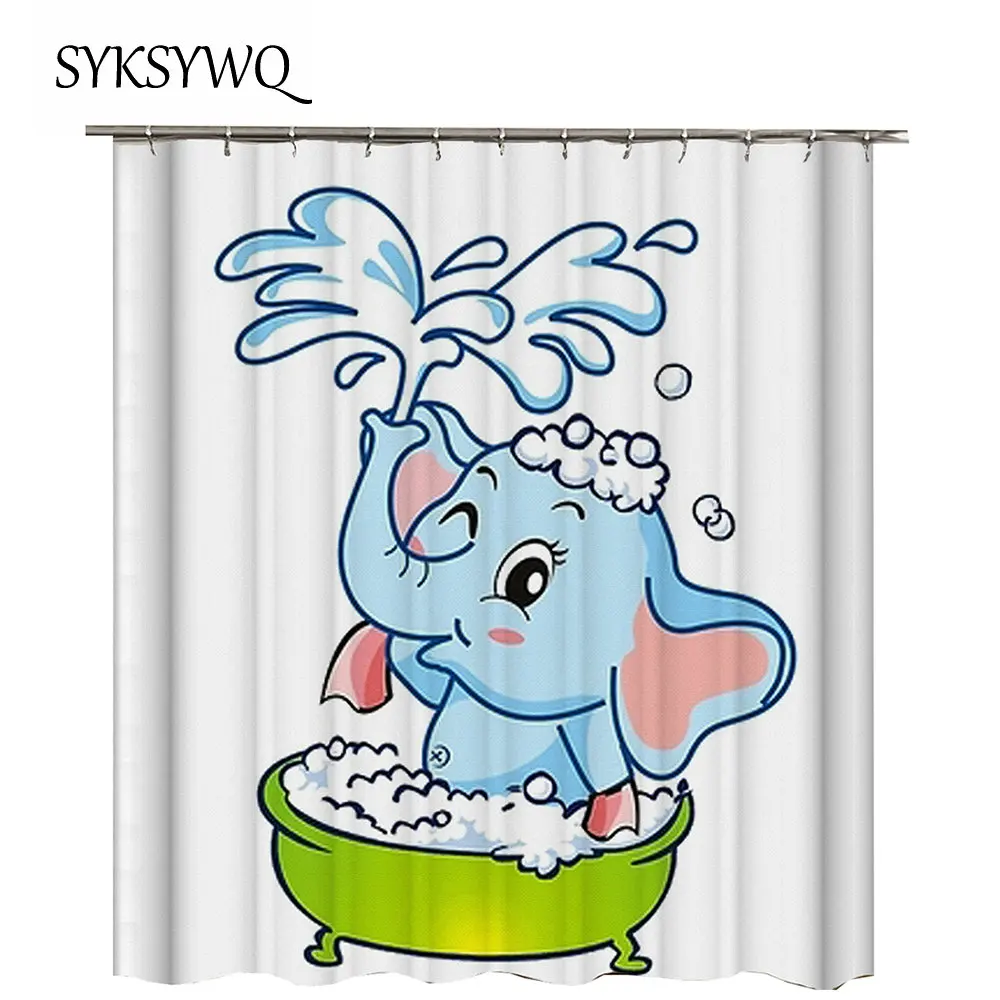 2018 New Arrival Elephant Shower Curtain Mandala Bathroom Indian Waterproof Vintage | Дом и сад