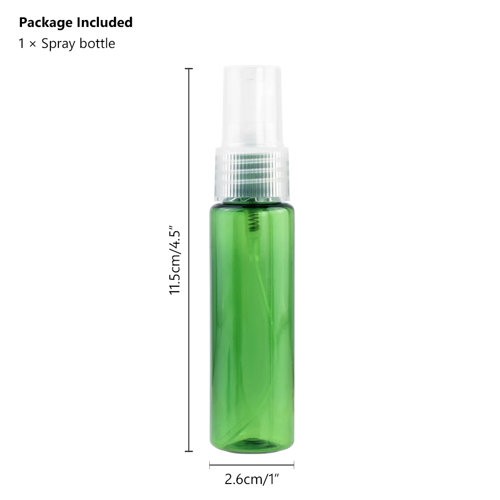 30ml Green 1 шт. пластиковая бутылка-спрей для домашних животных 20 мл 30 мл 50 мл косметические флаконы для путешествий Набор для макияжа Жидкий контейнер многоразовый распылитель для духов - Цвет: 30ml Green