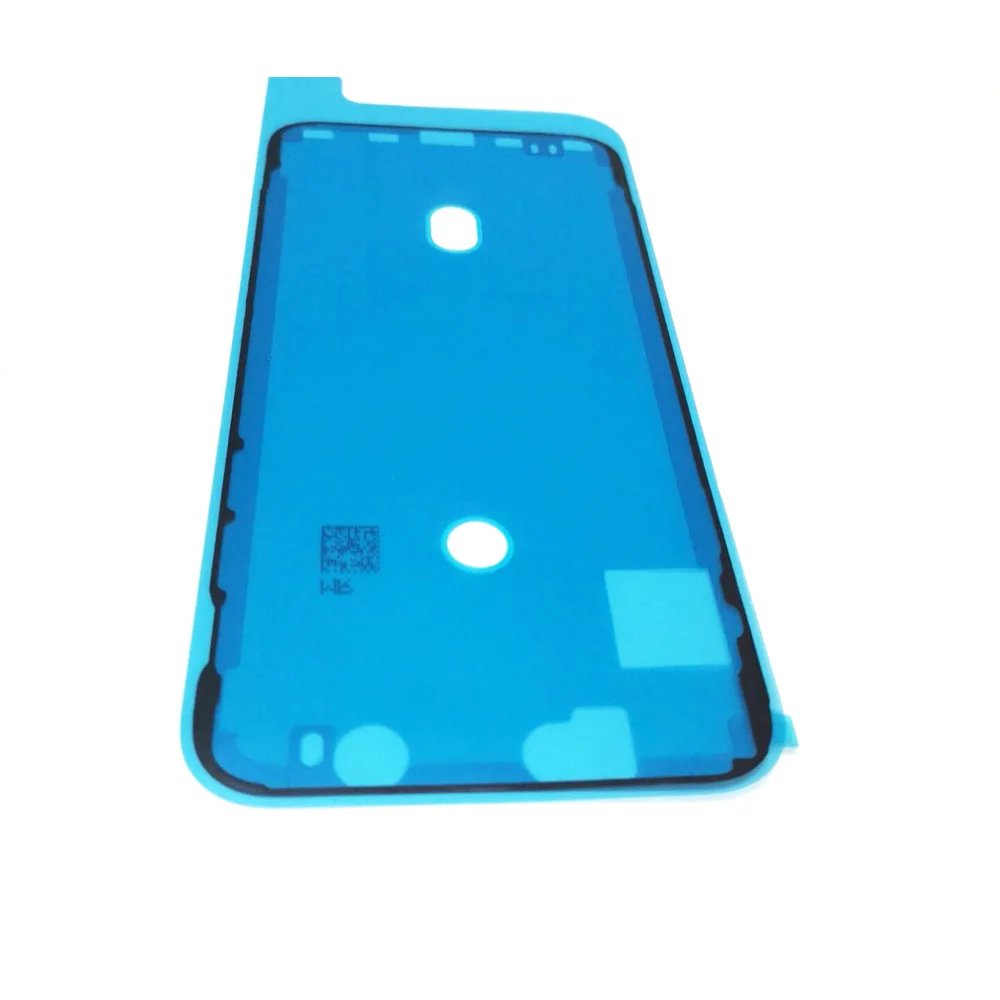 20 штук упак. LCD водонепроницаемая клейкая рамка наклейка синий лист для iPhone X XR XS
