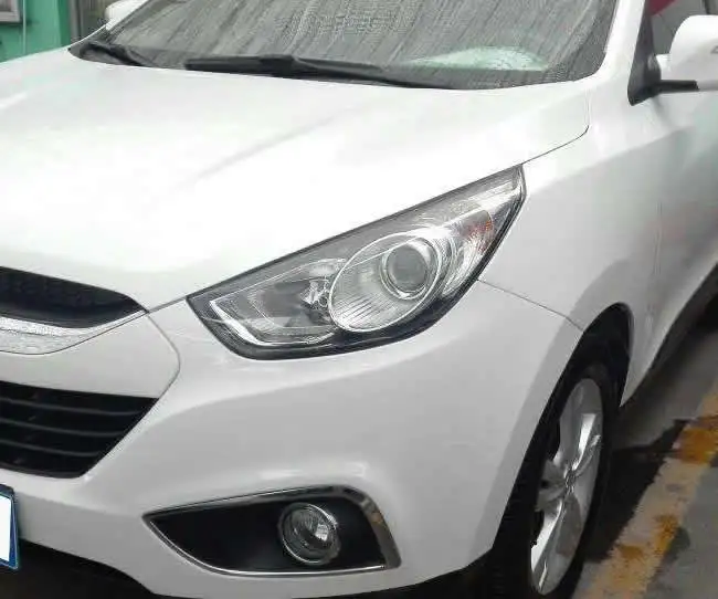 Для hyundai IX35 2009 2010 2011 2012 передние фары крышка лампы стекло прозрачный абажур фары оболочки маски