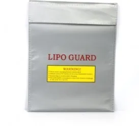 Большая сумка для литиевых батарей 23*30 см с огнестойкими взрывозащищенными