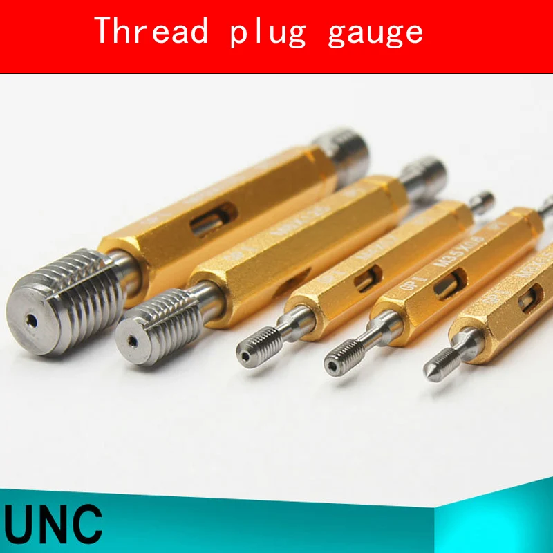 Измеритель резьбовой пробки GO/NO GO Gage UNC 5/16-18UNC NO.6-32UNC 2B 8-32UNC NO.4-40UNC HSS | Инструменты
