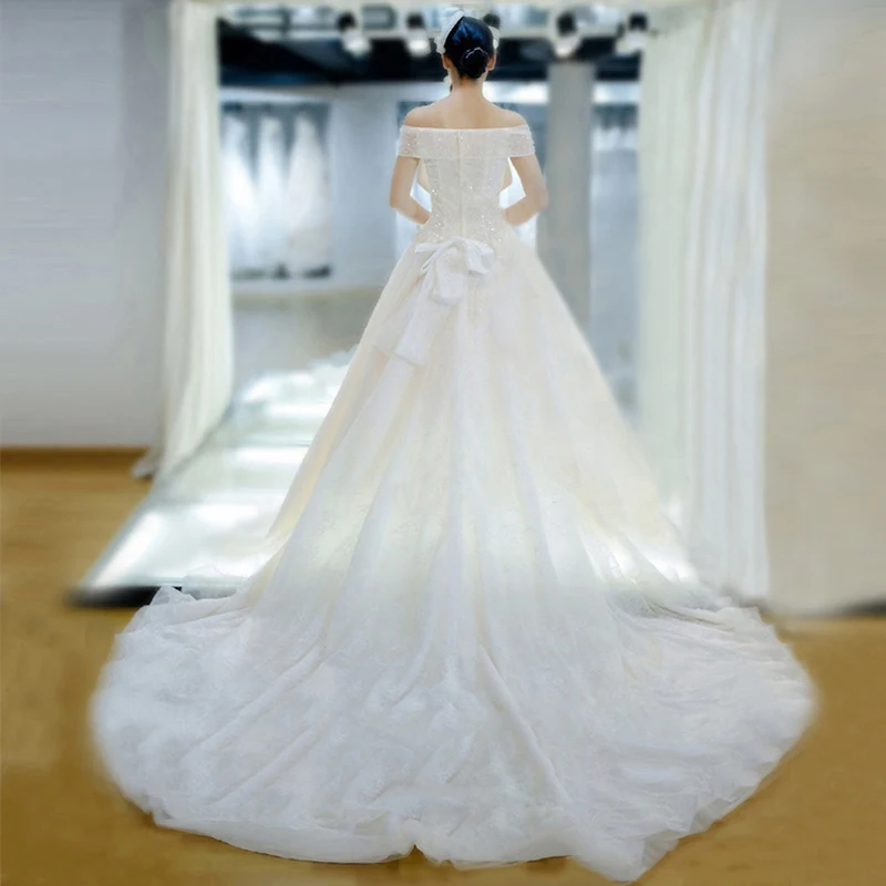 Роскошное бальное платье принцессы Vestido de noiva свадебные платья 2019 недорогие