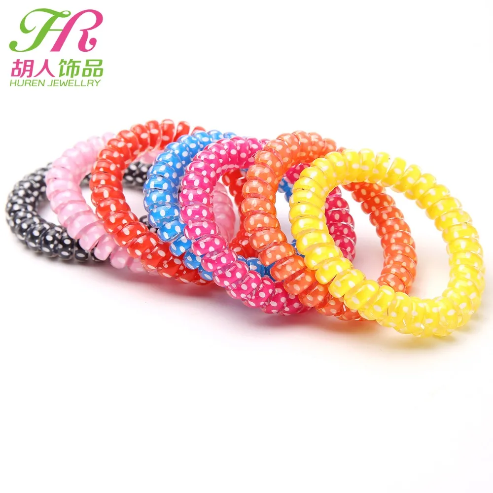 10 шт./партия Разноцветные эластичные резиновые аксессуары для волос телефонных