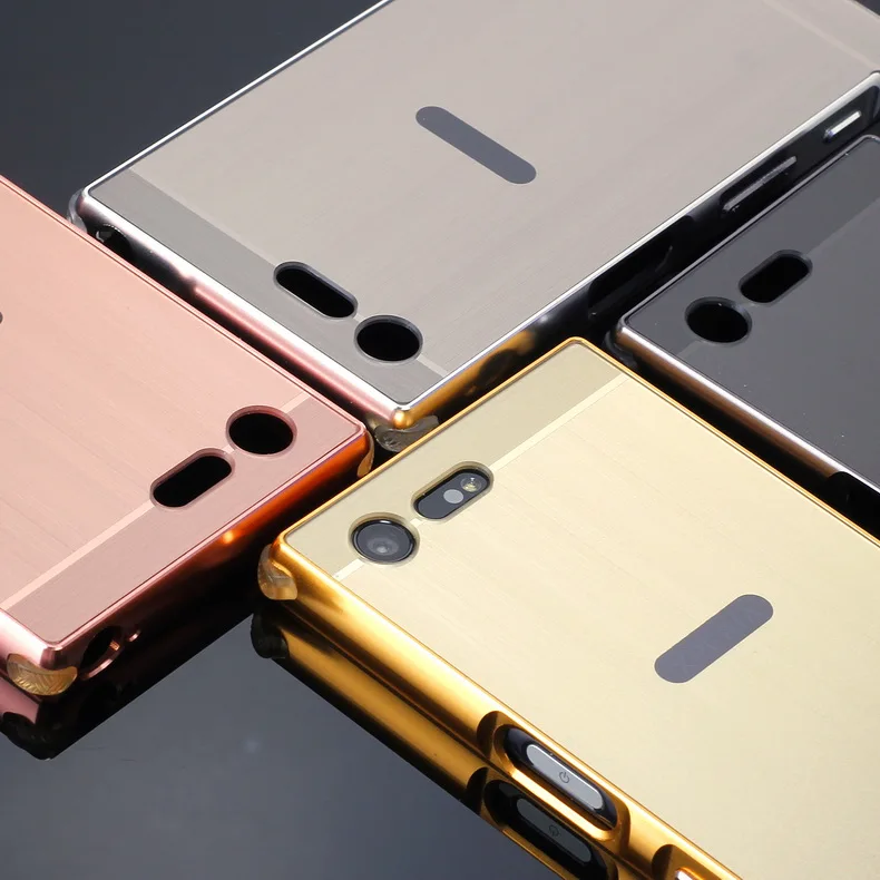 Luxury Anti-knock Protective Aluminum Metal Frame Case For Sony Xperia X Compact Cover for x mini |