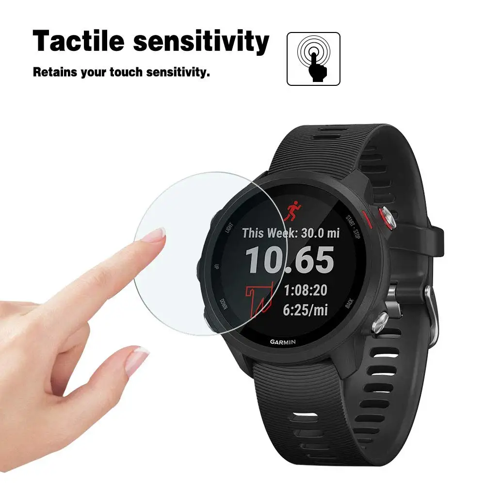 Tempered Glass HD Protective Film for Garmin Forerunner 245/245M Smart Bracelet Watch Screen Clear Protector Accessories | Электроника