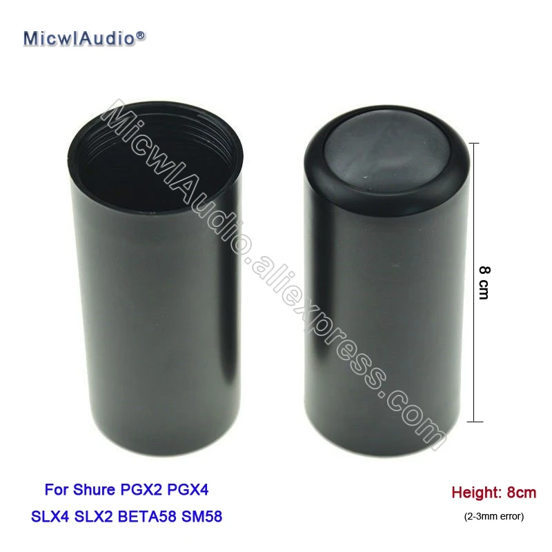 Черная крышка микрофона винтовая для Shure PGX2 PGX4 SLX4 SLX2 BETA58 SM58 беспроводная Замена SLX