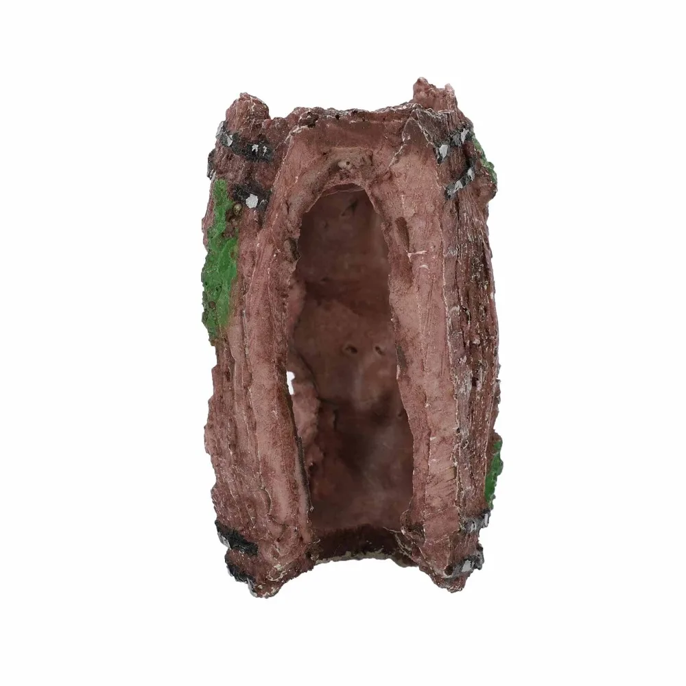Коричневый античный винный бочонок резиновое украшение для аквариума Decorative AP декоративная