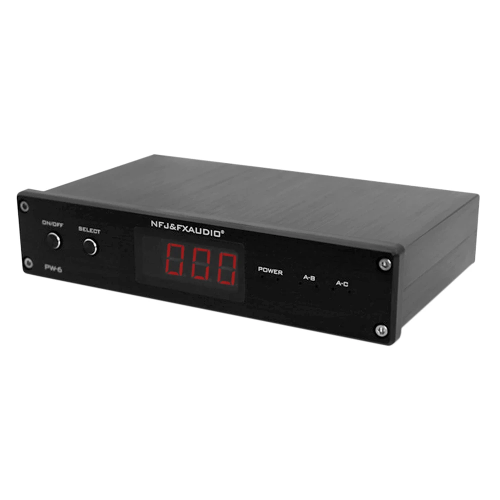 FX-аудио PW-6 усилитель HIFI цифровой аудио усилитель коммутатор Spiltter селектор кроссовер 2-полосная Динамик Ампер Питание адаптер конвертер