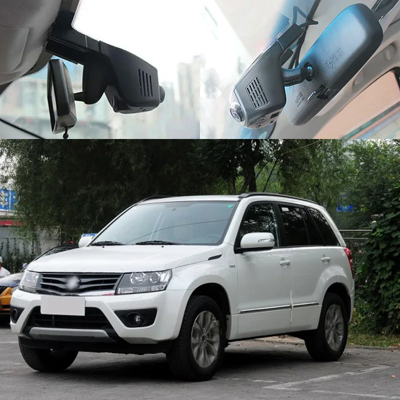 BigBigRoad для Suzuki Grand Vitara APP Control Car Wifi DVR FHD 1080P Скрытая установка G sensor DashCam|dvr fhd 1080p|car wifi