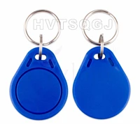 1000pcs free shipping by dhl iso standard abs material writable t5577 smart rfid keyfob