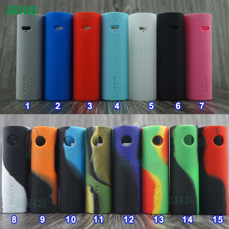 Smok stick V8 силиконовый чехол кожи Anti Scratch Cover сигареты резиновая поле mod наклейка 13