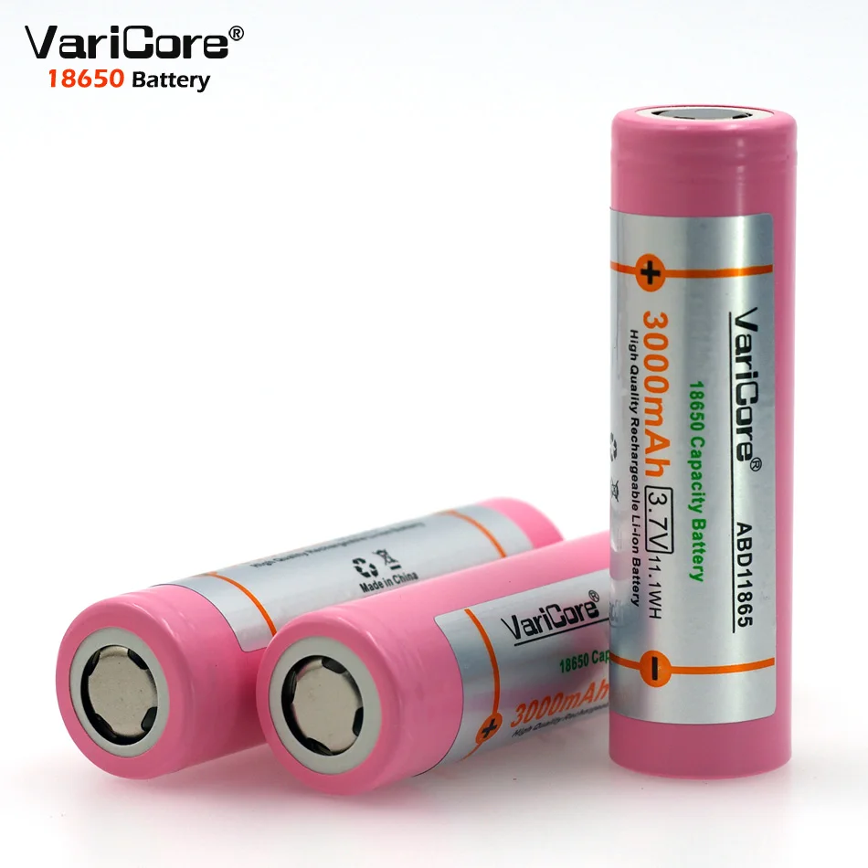 2 pcs. New VariCore 100% original D1 3000mah 3.7v 18650 lithium Rechargeable batteries Laptop's battery | Электроника