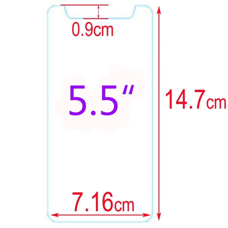 2 шт. 5 дюйма Лучшее универсальное закаленное стекло Защита экрана для DEXP Ixion XL155 9H