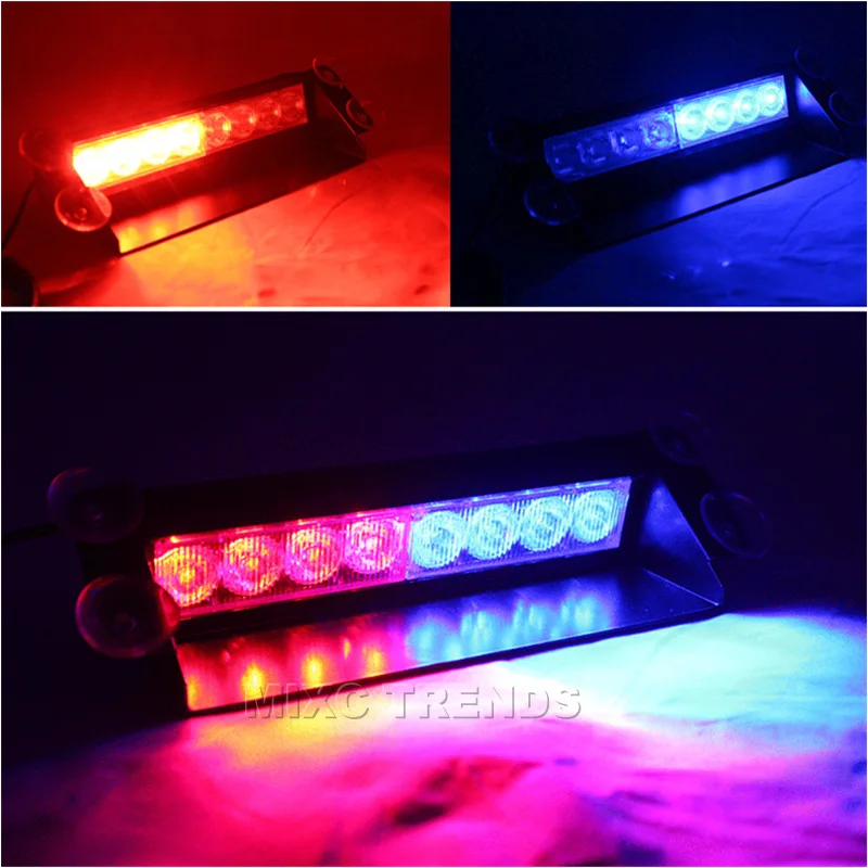 MIXC тенденции по индивидуальному заказу 8LED для полицейской машины стробоскоп