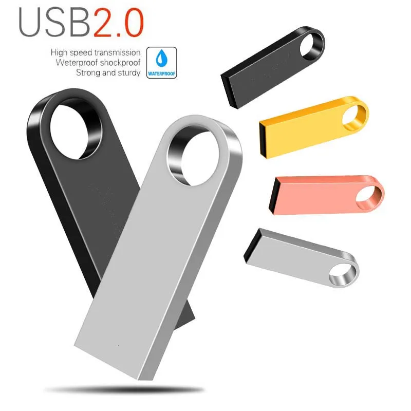 Флеш накопитель 64 ГБ Cle флеш диск Usb 2 0 128 16 8 32 карта памяти металлическая память