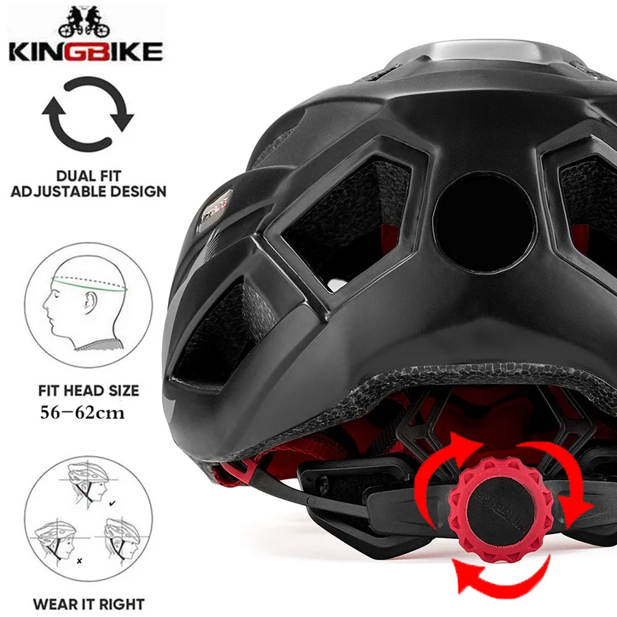 KINGBIKE Новый Сверхлегкий велосипедный шлем MTB дорожный для женщин и мужчин
