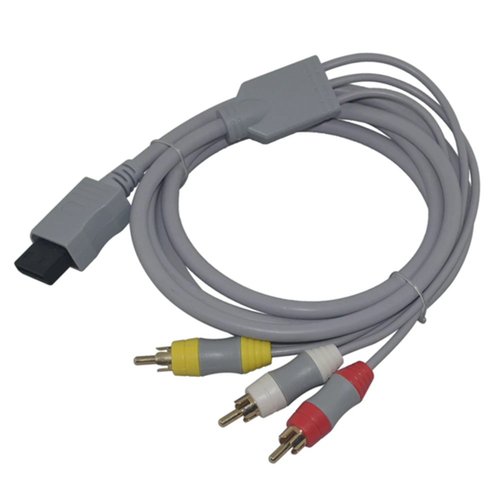 20 шт. 1 8 м 6 футов AV композитный 3 RCA кабель Аудио Видео Шнур соединитель для консоли