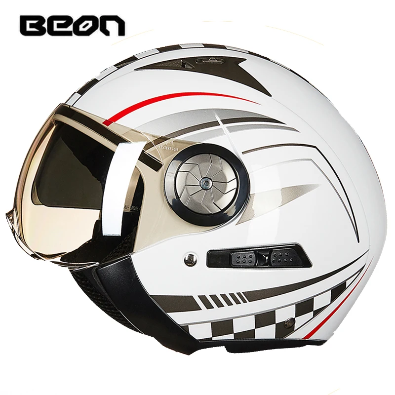 

BEON Motorcycle Helmet Retro Helmet Motorbike capacete motocross casque moto vintage