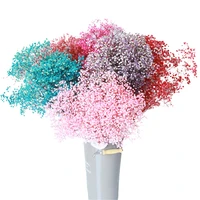 babies breath natural flowers plastic gypsophila diy floral bouquets arrangement for wedding home decoration
