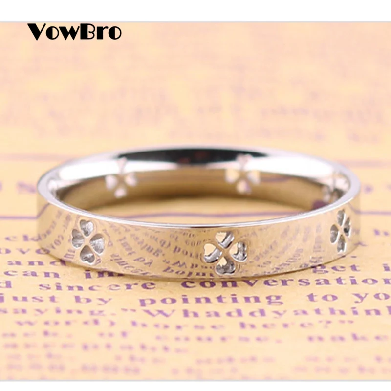 VowBro новые модные ювелирные изделия Уникальные кольца в форме сердца для женщин