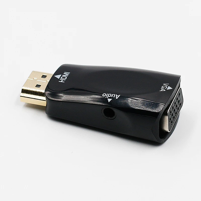 2018 1080p HDMI VGA адаптер преобразователь с аудио кабелем штекер гнездо для ПК/ТВ/Xbox 360
