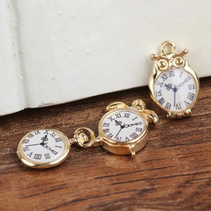 New Fashion DIY Handmade Jewelry Accessories Drip Alloy Pendant Girl Alice Four Color Optional Creative Holiday Gift | Украшения и