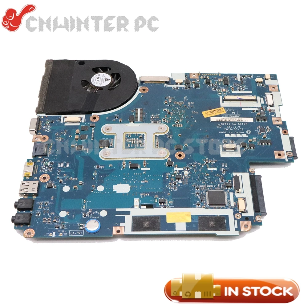 NOKOTION MBBL002001 материнская плата для ACER Aspire 5551 LA-5912P с радиатором вместо материнской