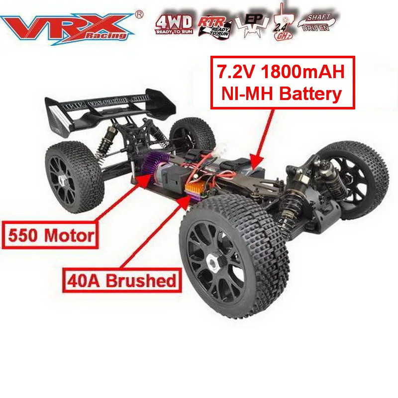 Игрушки для детей VRX Racing RH815 матовый 1/8 масштаб 4WD Электрический внедорожный Радиоуправляемый автомобиль, пульт дистанционного управления