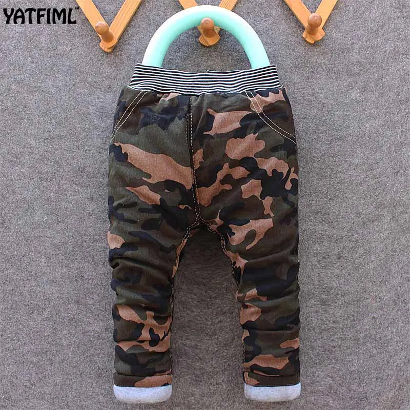 YATFIML/ г. Осень-зима; модные детские хлопковые камуфляжные длинные штаны; детская одежда; детские спортивные камуфляжные брюки-карго для мальчиков; От 2 до 5 лет