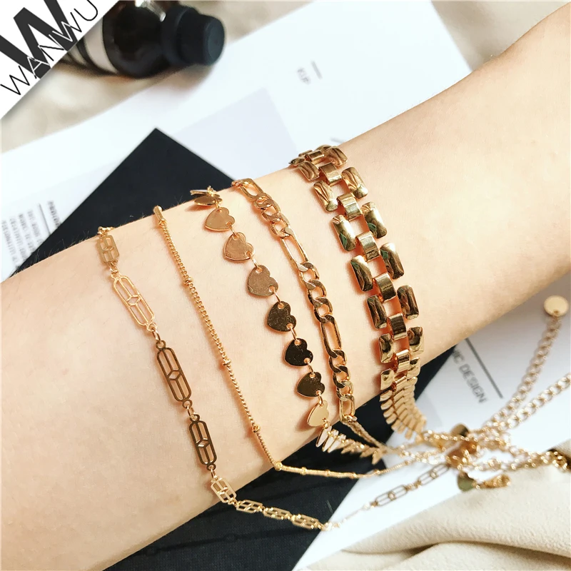 

LWONG Hot Selling Gold Color Dainty Chain Choker Necklace for Women Delicate Beaded Thin Chain Chokers Layered Necklaces Chocker