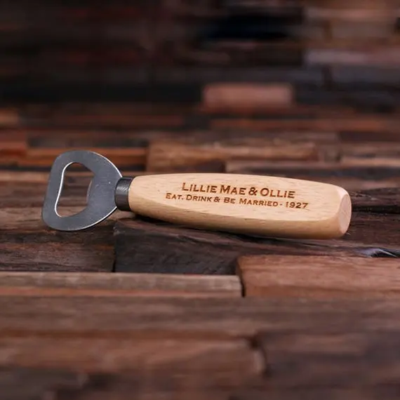 

Personalized wooden engraved wedding Bottle Opener groomsman i do crew thank you Gifts opener birthday Valentine's day gifts