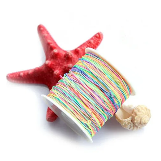 0.6mm 98meters/Roll Chinese Knot Beading Nylon Cord Thread Macrame Rattail Bracelet Braided String Rope CD-13 | Дом и сад