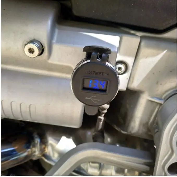 Зарядное устройство из алюминиевого сплава Quick Charge 3 0 Dual USB для мотоциклов BMW Triumph