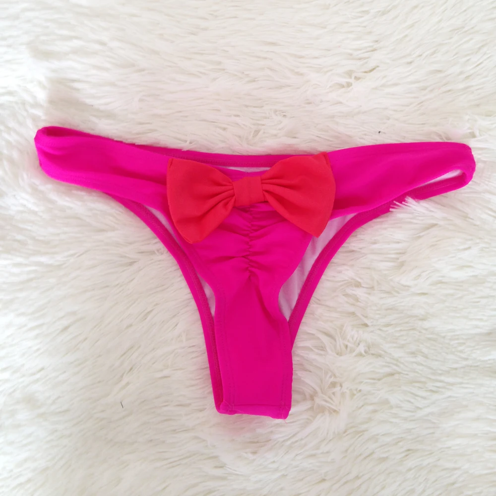 Женский купальник TOKITIND бикини с бантиком на дно 2017 | Женская одежда