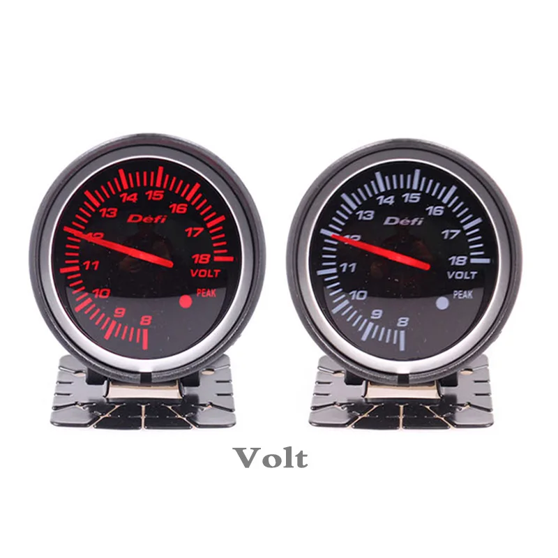 Voltmeter 2,5 дюймов Df BF автоматический манометр rpm метр Тахометр вольт температура воды Температура масла пресс вакуум Boost Ext температура воздуха расход топлива Датчик - Цвет: Voltmeter