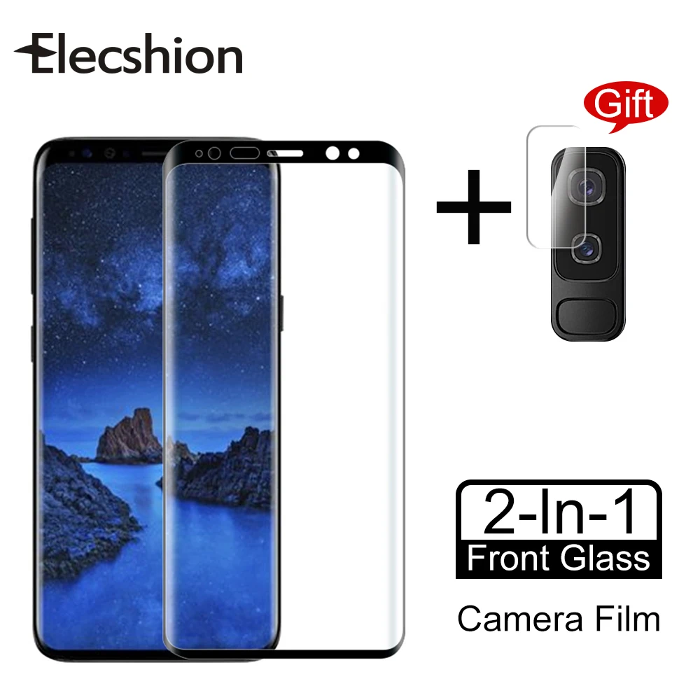 Защитное стекло для экрана samsung Galaxy S10 S9 S8 Plus S7 Edge полностью изогнутое закаленное