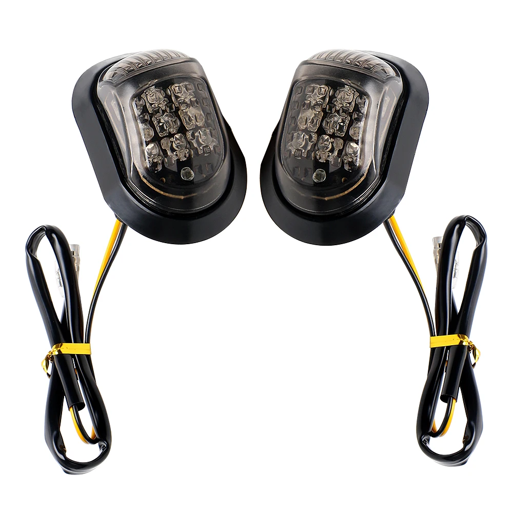

LEEPEE Indicators Blinker Motorcycle Yellow Lighting Piranha Light Flasher Turn Light A Pair 12V 9 LED Turn Signal Light