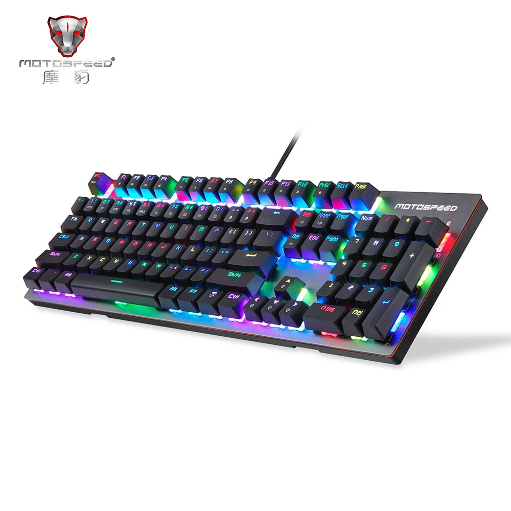 Motospeed CK89 NKRO механическая клавиатура Kailh Box Switch USB Проводная настоящая RGB подсветка