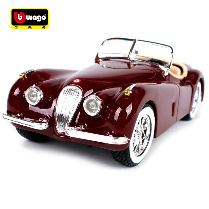 Модель автомобиля Bburago 1:24 JAGUAR XK 120 ROADSTER литой под давлением новинка в коробке