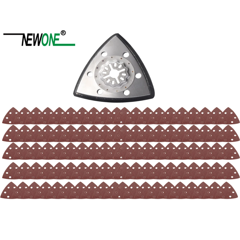 NEWONE Starlock треугольные полировальные пилы и наждачная бумага наборы подходят мощные Осциллирующие инструменты для полировки дерева, металла, керамики больше