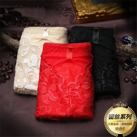 M, L, XL, XXL, 3XL, женские сексуальные кружевные трусики, эластичные прозрачные трусы со средней талией, женские трусы, большой размер, 3 шт./лот, нижнее белье - Цвет: Розовый