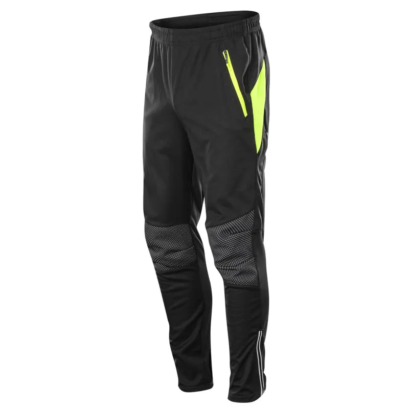 Outto Thermal Fleece Cycling Waterproof Pants Men's Winter Windproof Breathable Sports Outdoor Trousers